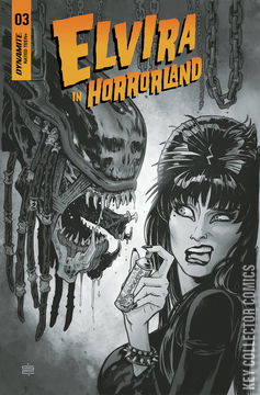 Variant Cover for Elvira In Horrorland #3