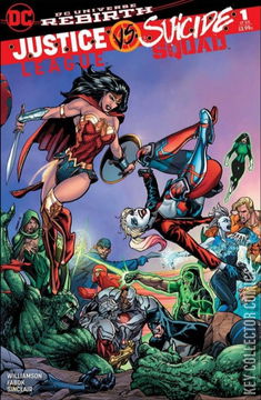 Variant Cover for Justice League vs. Suicide Squad #1