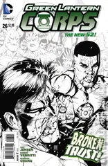 Variant Cover for Green Lantern Corps #26
