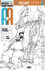 Variant Cover for A&A: The Adventures of Archer & Armstrong #2