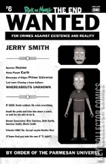 Variant Cover for Rick and Morty: The End #6
