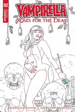 Variant Cover for Vampirella: Roses for the Dead #2
