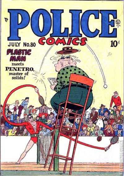 Library Police Comic Police Comics #80 Published July 1948 | Key Collector Comics
