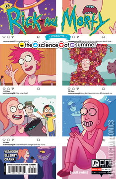 Variant Cover for Rick and Morty Presents: Science of Summer #1