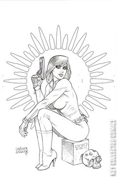 Variant Cover for Jennifer Blood: Battle Diary #3