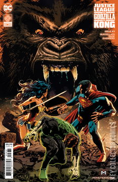 Variant Cover for Justice League vs. Godzilla vs. Kong #3
