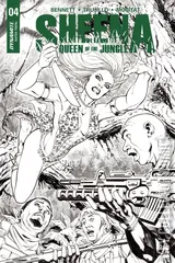 Variant Cover for Sheena, Queen of the Jungle #4