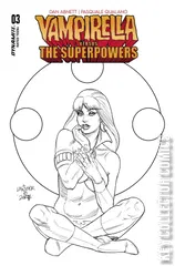 Variant Cover for Vampirella vs. Superpowers #4