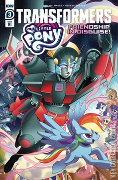 Variant Cover for My Little Pony / Transformers #3