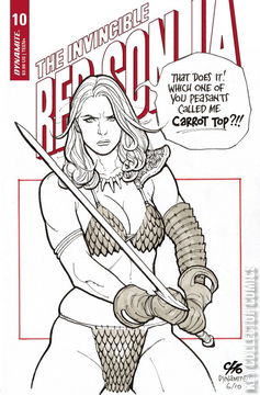 Variant Cover for Invincible Red Sonja #10