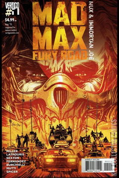 Variant Cover for Mad Max: Fury Road - Nux and Immortan Joe #1