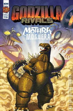 Variant Cover for Godzilla Rivals: Mothra vs. Moguera