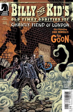 Variant Cover for Billy the Kid's Old Timey Oddities & the Ghastly Fiend of London #1