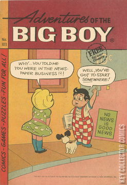 Variant Cover for Adventures of the Big Boy #103