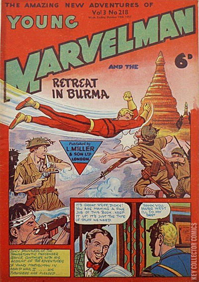 Cover art for Young Marvelman #218 