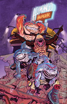 Variant Cover for Street Sharks #4