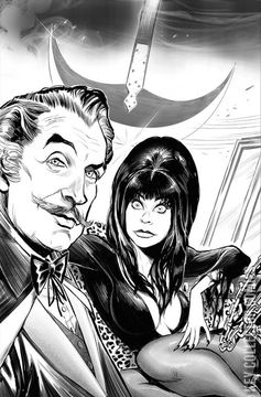 Variant Cover for Elvira Meets Vincent Price #1