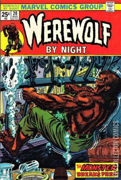 Variant Cover for Werewolf By Night #20