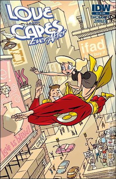 Variant Cover for Love and Capes: Ever After #3