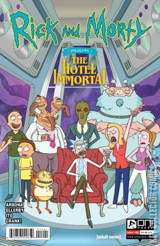 Variant Cover for Rick and Morty Presents: The Hotel Immortal #1