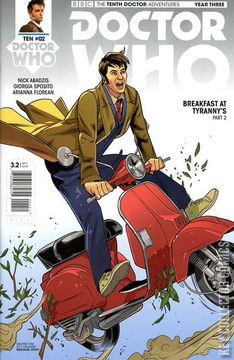 Variant Cover for Doctor Who: The Tenth Doctor - Year Three #2