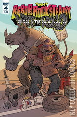 Variant Cover for Teenage Mutant Ninja Turtles: Bebop & Rocksteady Hit the Road #4