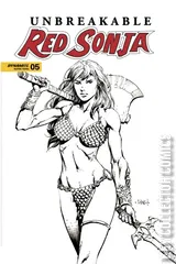Variant Cover for Unbreakable Red Sonja #5