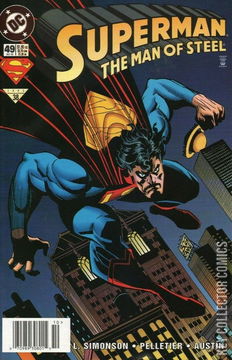 Variant Cover for Superman: The Man of Steel #49