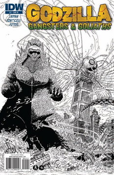 Variant Cover for Godzilla: Gangsters and Goliaths #2