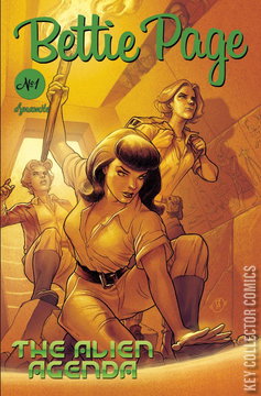 Variant Cover for Bettie Page: Alien Agenda #2
