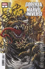 Cover for Godzilla Destroys the Marvel Universe #2