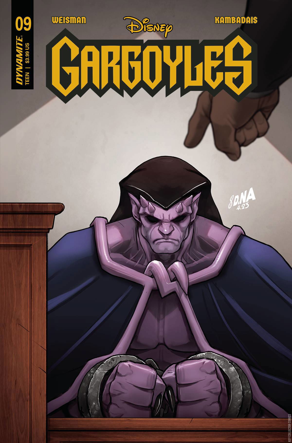 Cover art for Gargoyles #9
