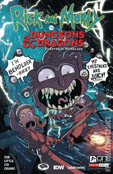 Variant Cover for Rick and Morty vs. Dungeons & Dragons II: Painscape #1