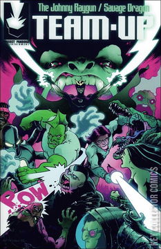 Variant Cover for The Johnny Raygun / Savage Dragon Team-Up
