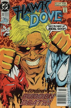 Variant Cover for Hawk and Dove #22