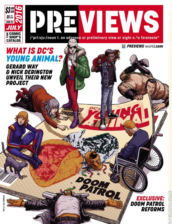 Previews #334 Published June 2016 | Key Collector Comics