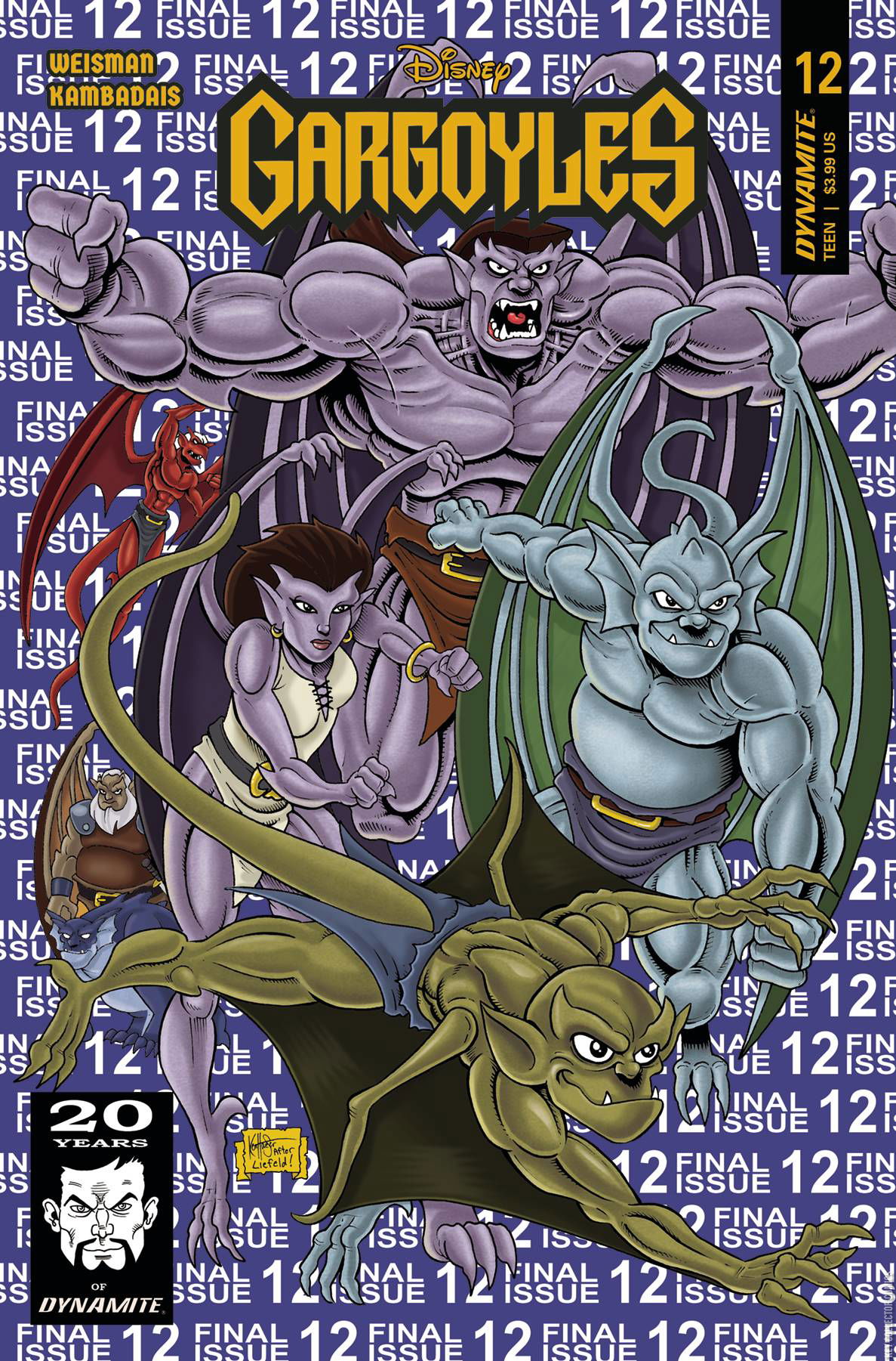 Cover art for Gargoyles #12 