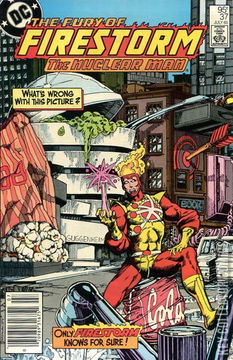 Variant Cover for Firestorm the Nuclear Man #37