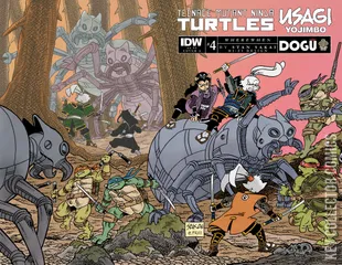 Cover for Teenage Mutant Ninja Turtles / Usagi Yojimbo: WhereWhen #4