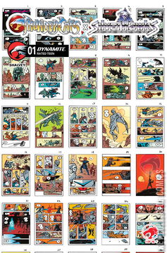 Variant Cover for Thundercats x Silverhawks #1