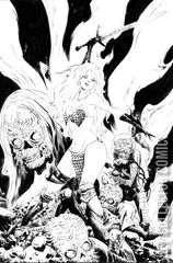 Variant Cover for Red Sonja Attacks Mars #1