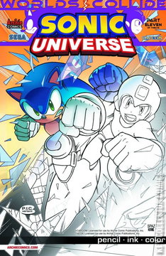 Variant Cover for Sonic Universe #54