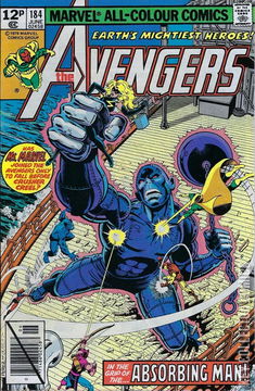 Variant Cover for Avengers, The #184