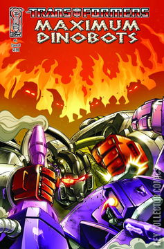 Variant Cover for Transformers: Maximum Dinobots #5