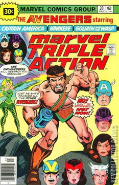 Variant Cover for Marvel Triple Action #30