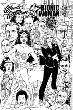 Variant Cover for Wonder Woman '77 Meets The Bionic Woman #2