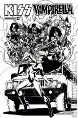 Cover for KISS / Vampirella #4