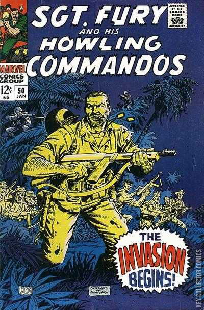Cover art for Sgt. Fury and His Howling Commandos #50