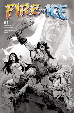 Variant Cover for Fire and Ice #1