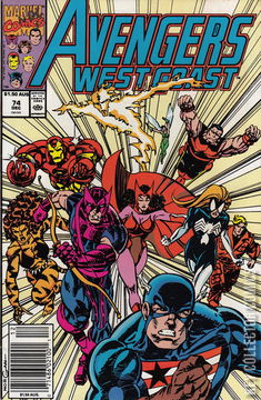 Variant Cover for West Coast Avengers #74
